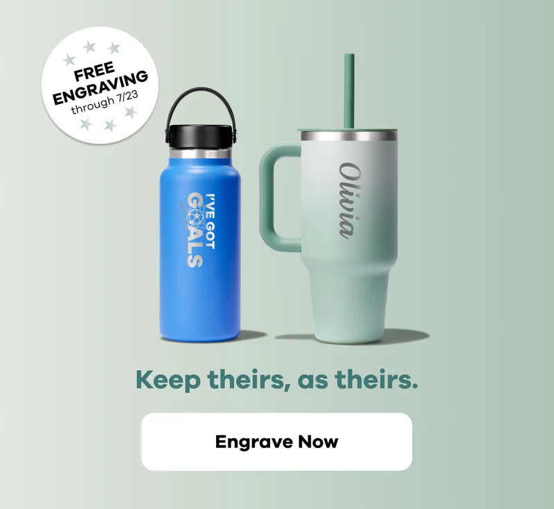 FREE ENGRAVING THROUGH 7/23. Keep theirs, as theirs. | Engrave Free