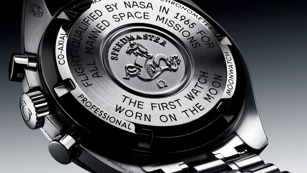 Speedmaster Moonwatch Professional 42 mm, steel on steel - caseback