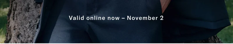 Valid online now - November 2