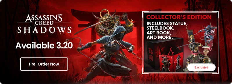 ASSASSINS CREED SHADOWS Available 3.20 Pre-order Now