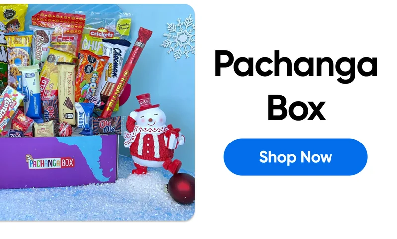 Pachanga Box. Shop Now Button