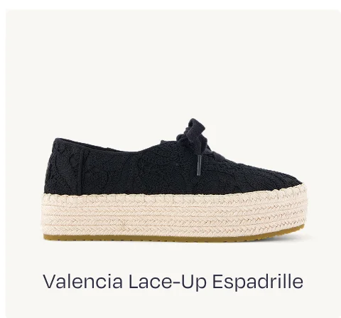 Valencia Lace-Up Espadrille