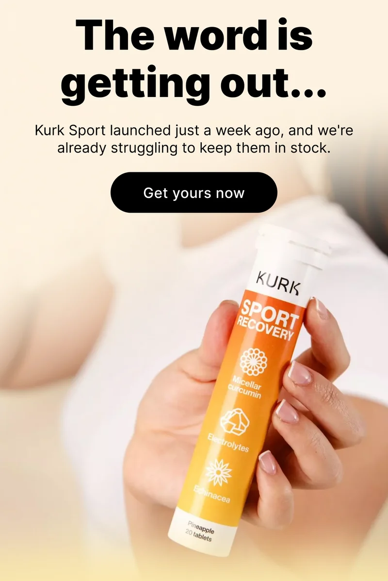 The word is getting out... | Kurk Sport launched just two weeks ago, and we’re already struggling to keep them in stock. [GET YOURS NOW]