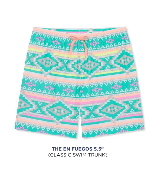 Classic Swim Trunk: The En Fuegos 5.5"