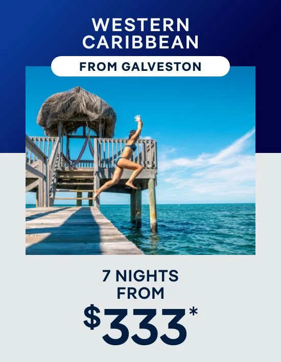 The Western Caribbean From Galveston – 7 Nights – Click to View Cruises & Book Now