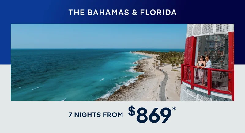 The Bahamas & Florida – 7 Nights on&nbsp;Board MSC&nbsp;Meraviglia – Click to View Cruises & Book Now