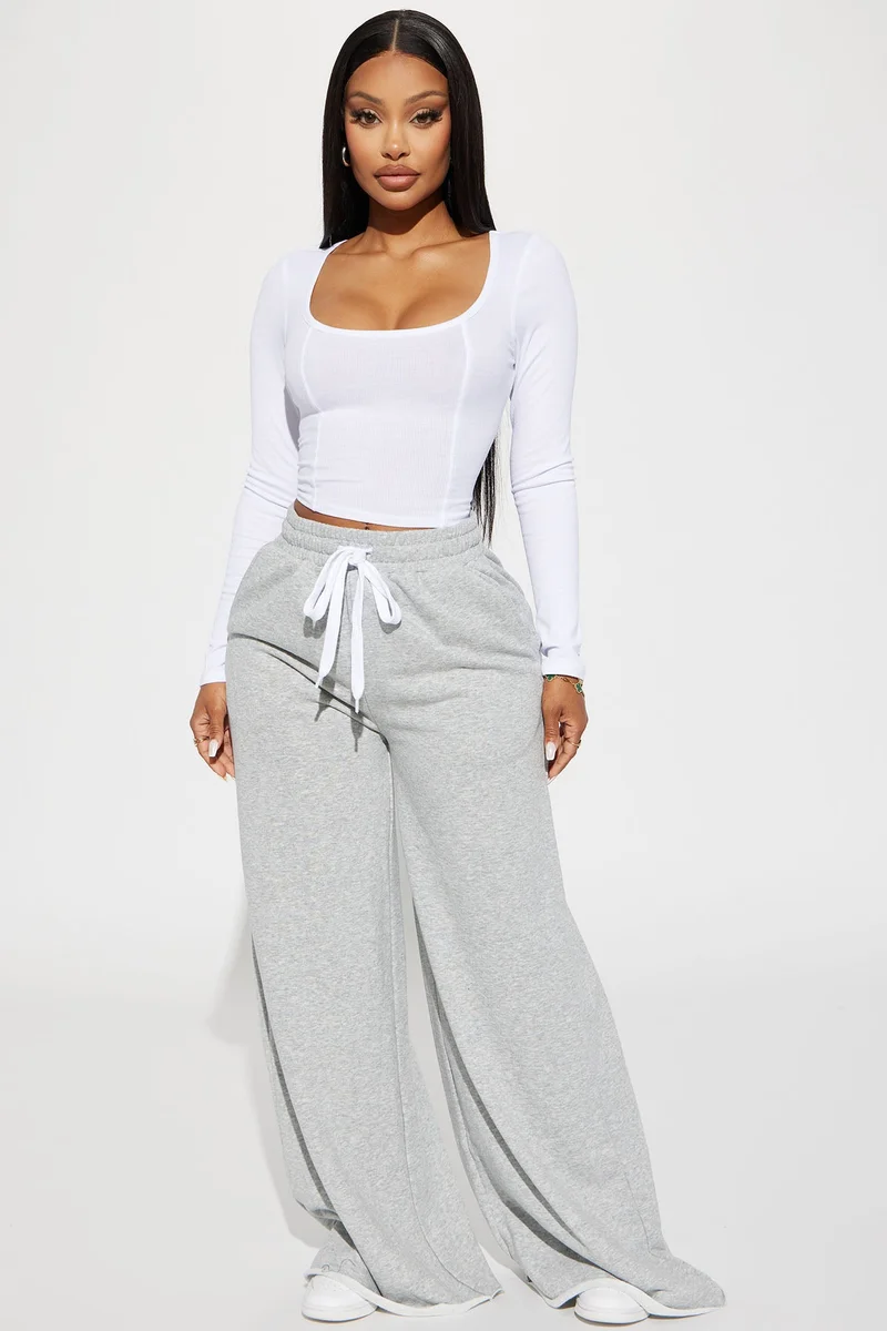 Image of My Turn Again Lounge Pant - Heather Grey