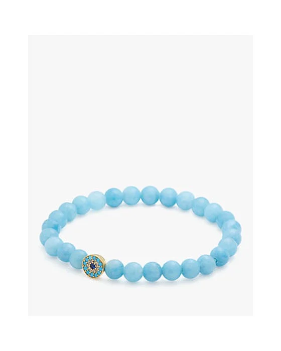 Rainbow Joy All Seeing Charm Stretch Bracelet