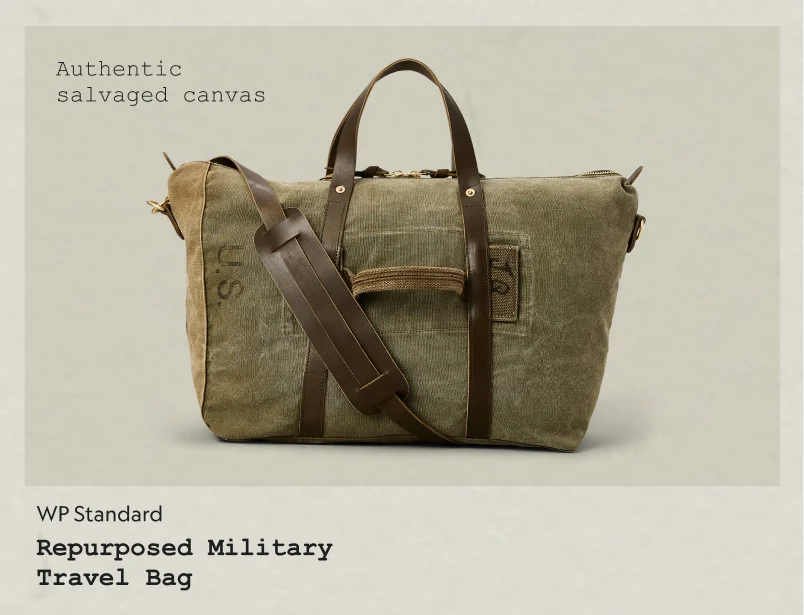 Repurposed Military Travel Bag