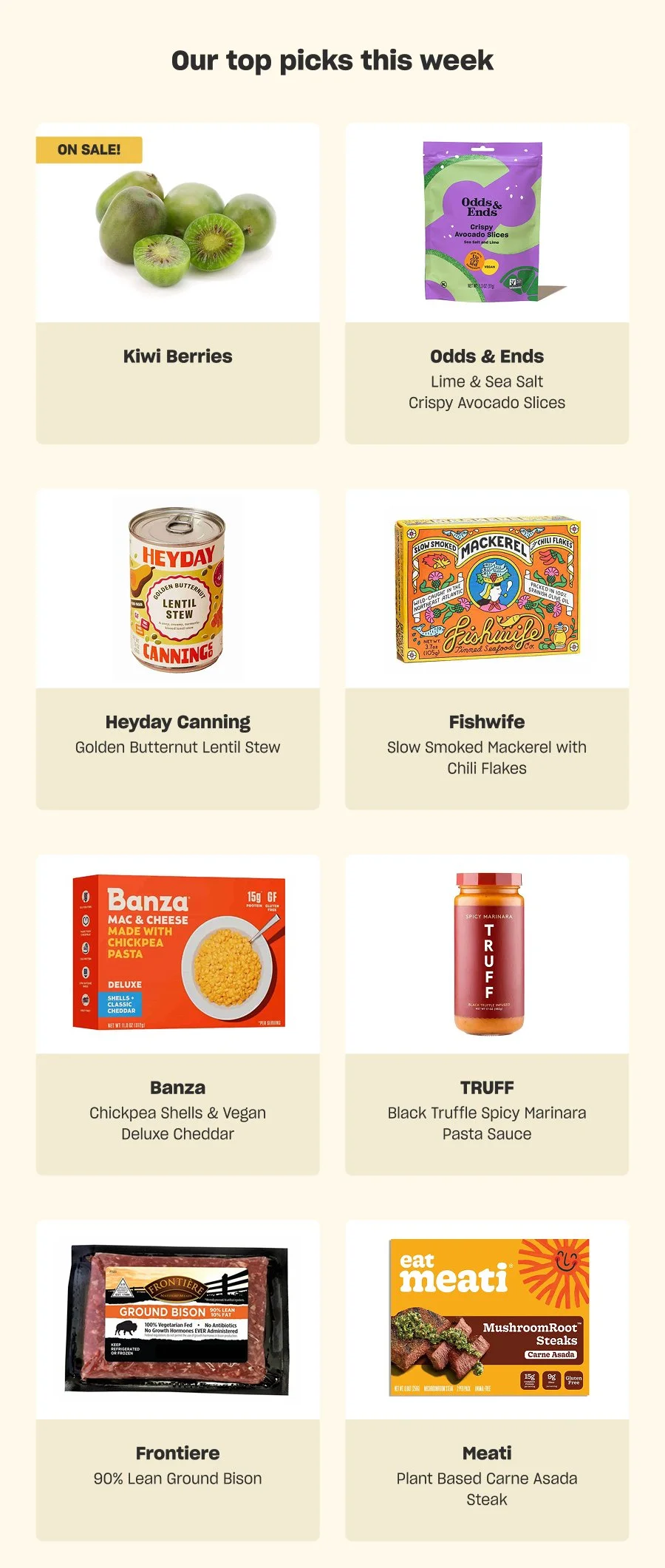 Our top picks this week
