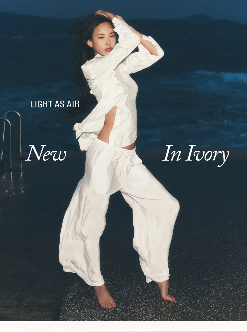LIGHT AS AIR. NEW IN IVORY