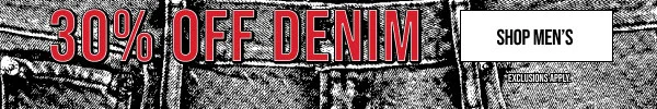 30% off Denim Shop Men's