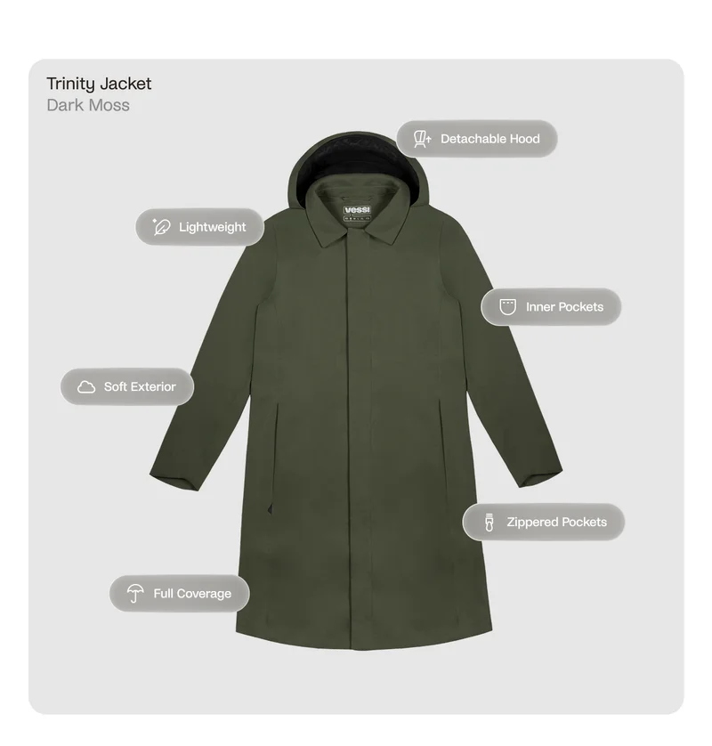 Trinity Jacket Dark Moss
