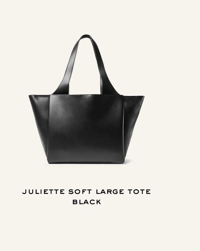 Juliette Soft Large Tote Black