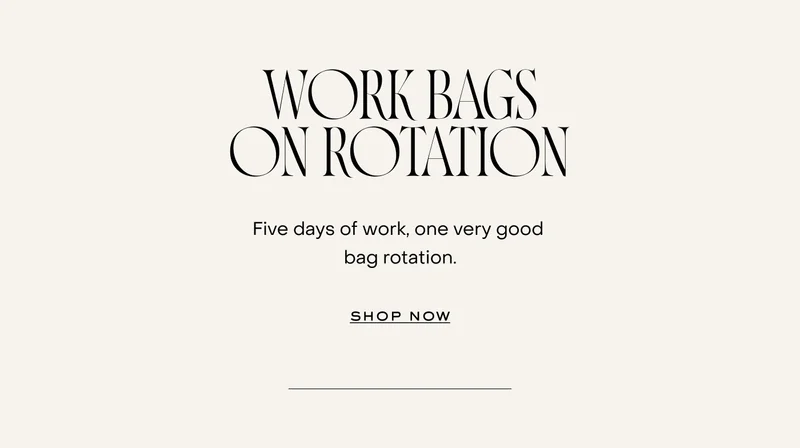 Work bags on rotation