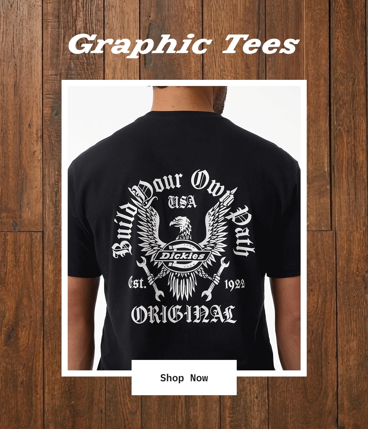 Graphic Tees. Shop Now.