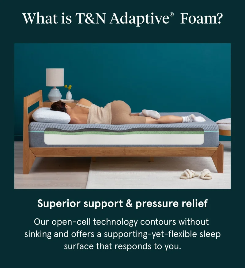 What is T&N Adaptive Foam | Superior support & pressure relief