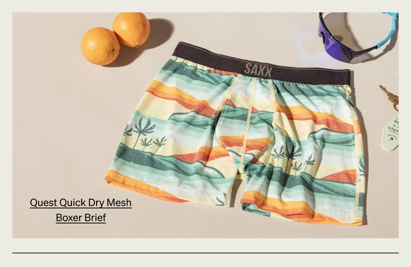Quest Quick Dry Mesh Boxer Brief