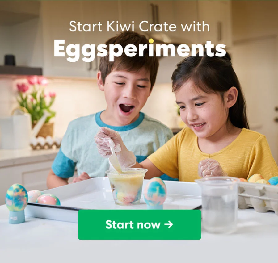 Start KiwiCrate with Eggsperiments!
