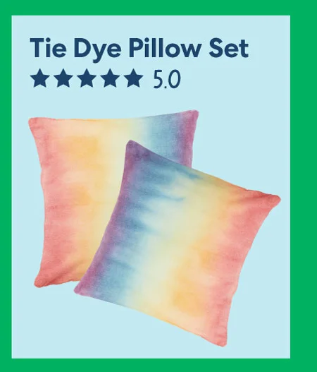 Tie Dye Pillow Set