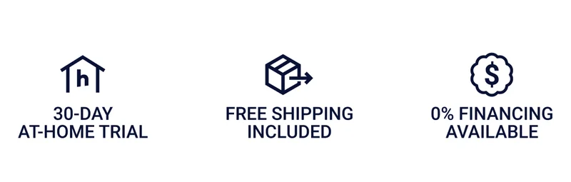 30-day at-home trial. Free shipping included. 0% financing available.