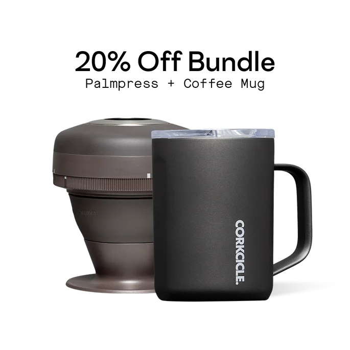 Save 20% with the Palmpress + Coffee Mug bundle