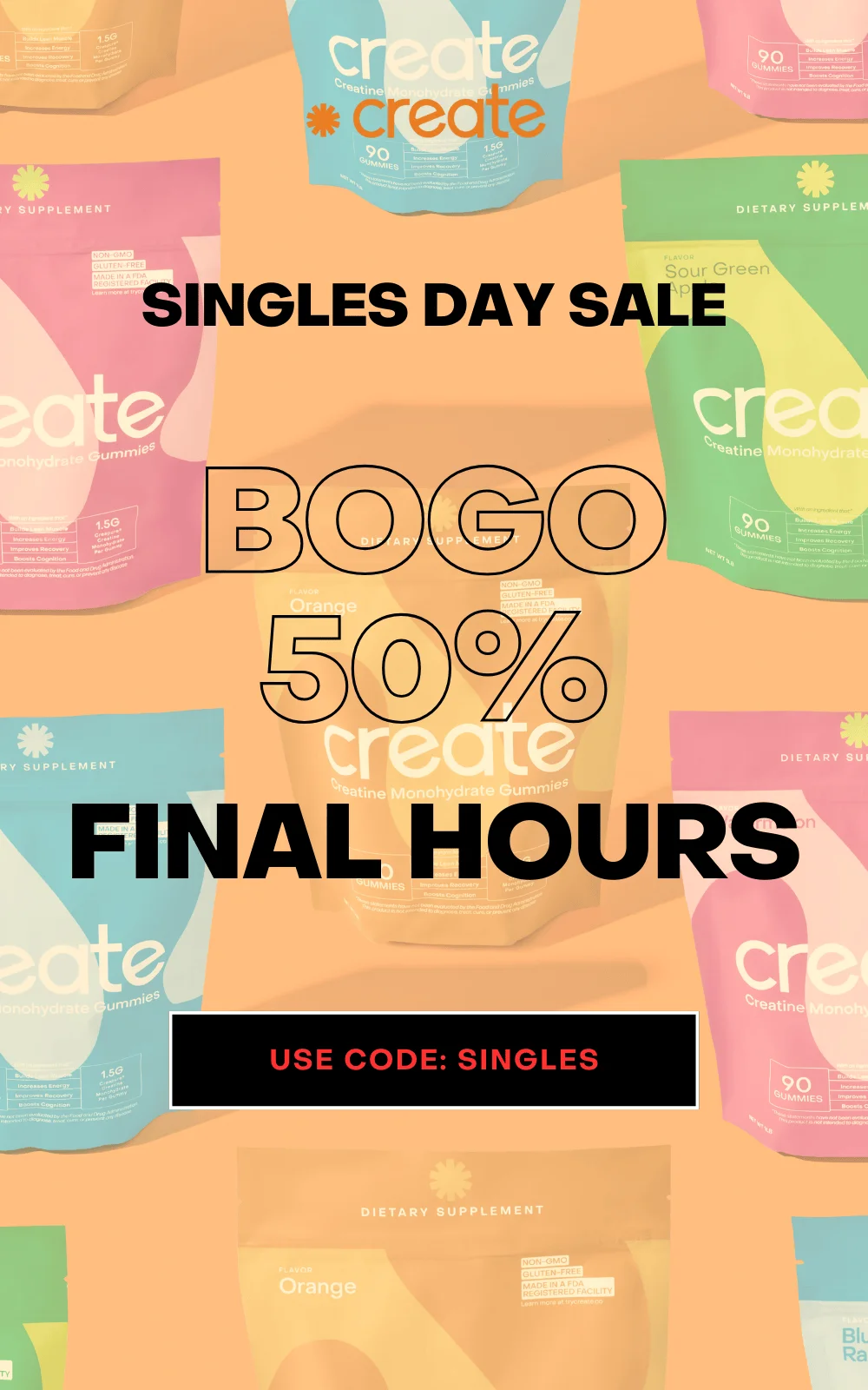 Save 50% with Code discount code