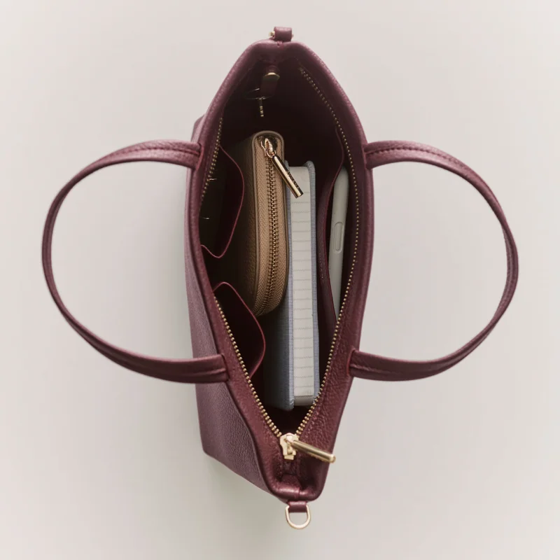 Mini Easy Zipper Tote Cherry