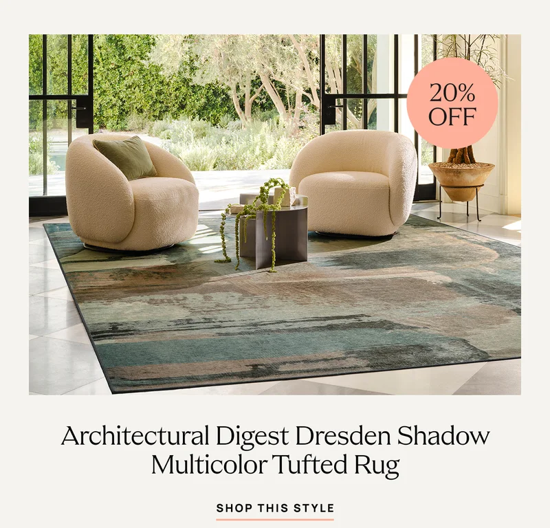 Architectural Digets Dresden Shadow Multicolor Tufted Rug