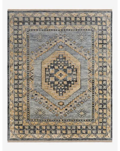 Barraza Hand-Knotted Wool Rug-Blue / 2'6" x 10' Runner