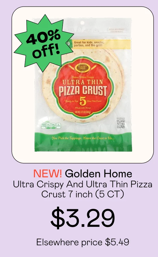 Ultra Crispy And Ultra Thin Pizza Crust 7 inch (5 CT)