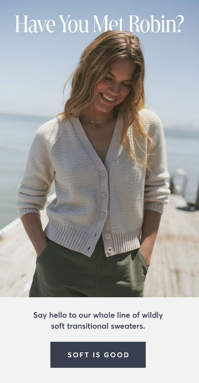 Six brand new soft sweaters