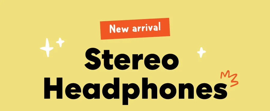 New Arrival! Stereo Headphones