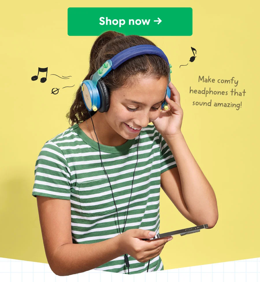 Shop now! Make comfy headphones that sound amazing!