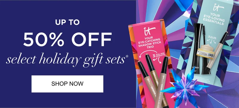 50% OFF SELECT HOLIDAY GIFT SETS