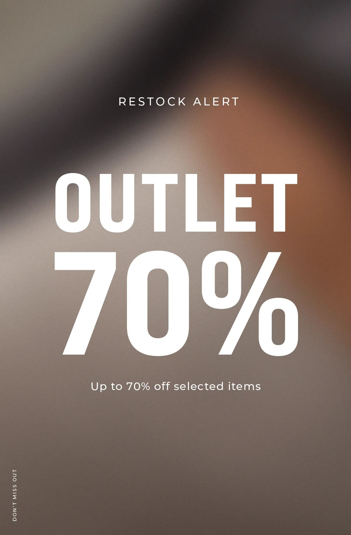 OUTLET UP TO 70% OFF