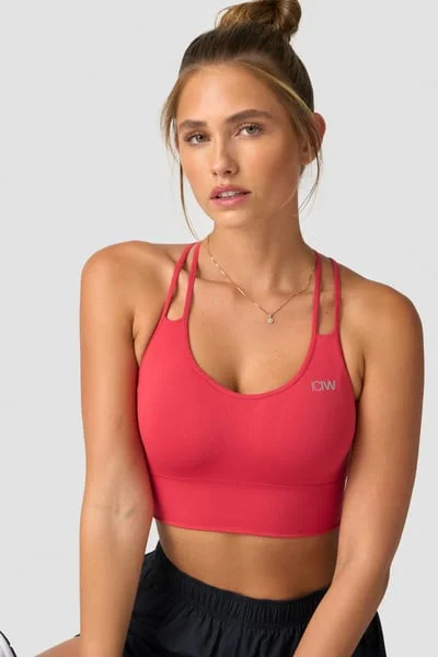 Image of Define Seamless Sports Bra Raspberry