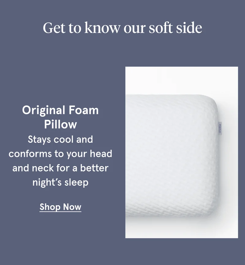 Original Foam Pillow | Shop Now