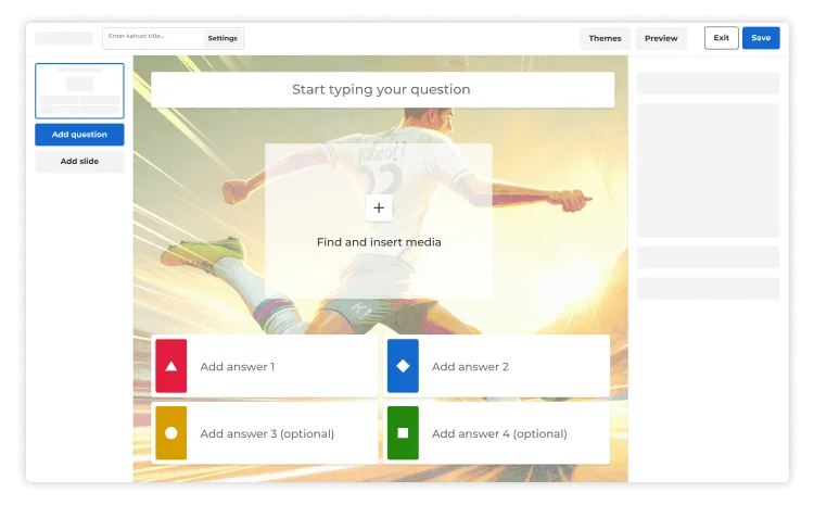 kahoot creator screenshot