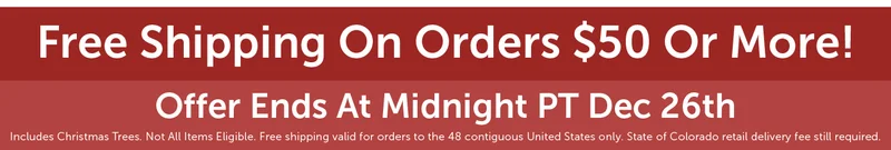 Free Shipping On Orders $50 Or More! Offer Ends At Midnight PT Dec 26th