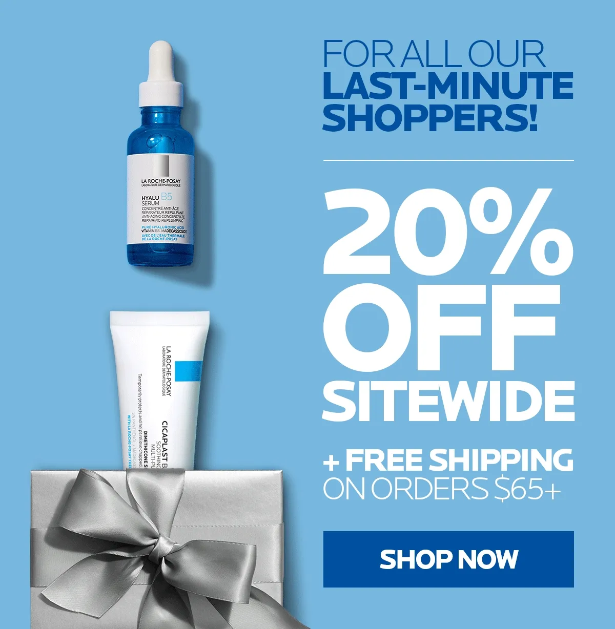 Enjoy 20% off sitewide + free shipping on orders $65+