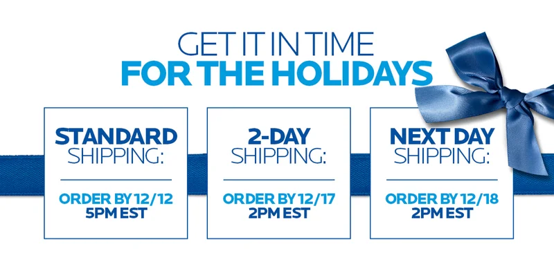 Get your gift in time for the holidays