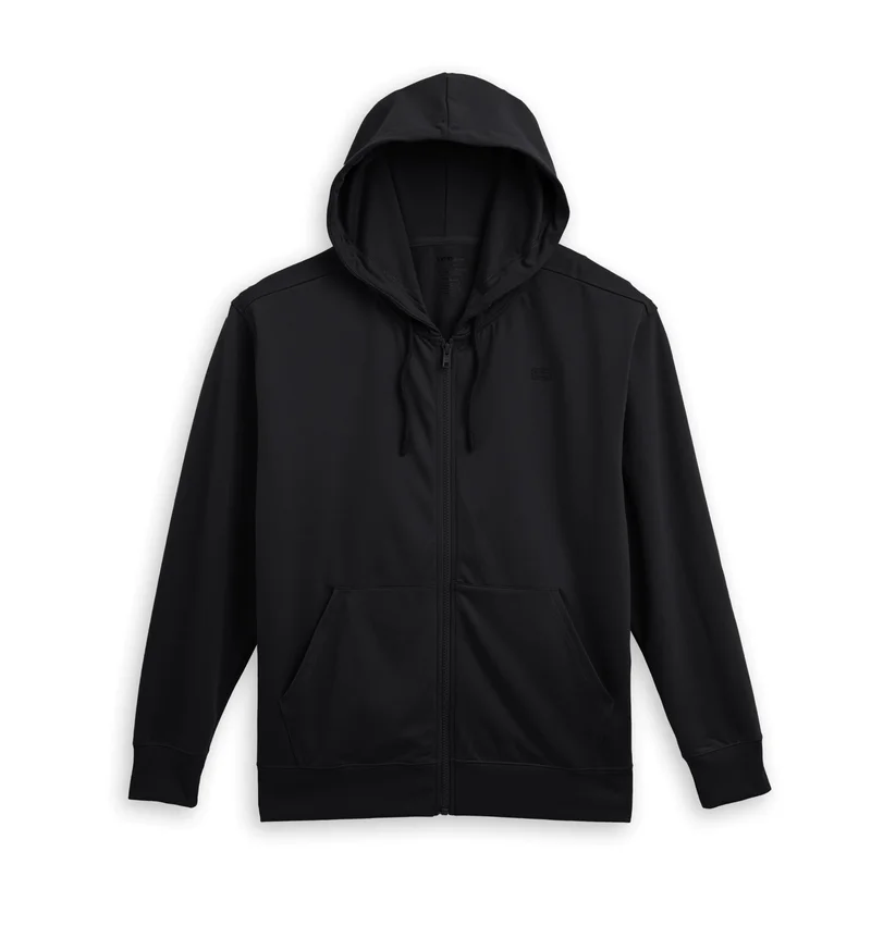 Image of Cozy Luxe Full Zip Hoodie - Black