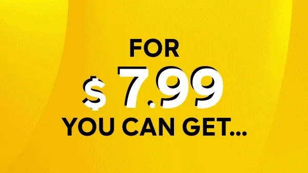 For $7.99 You can get...