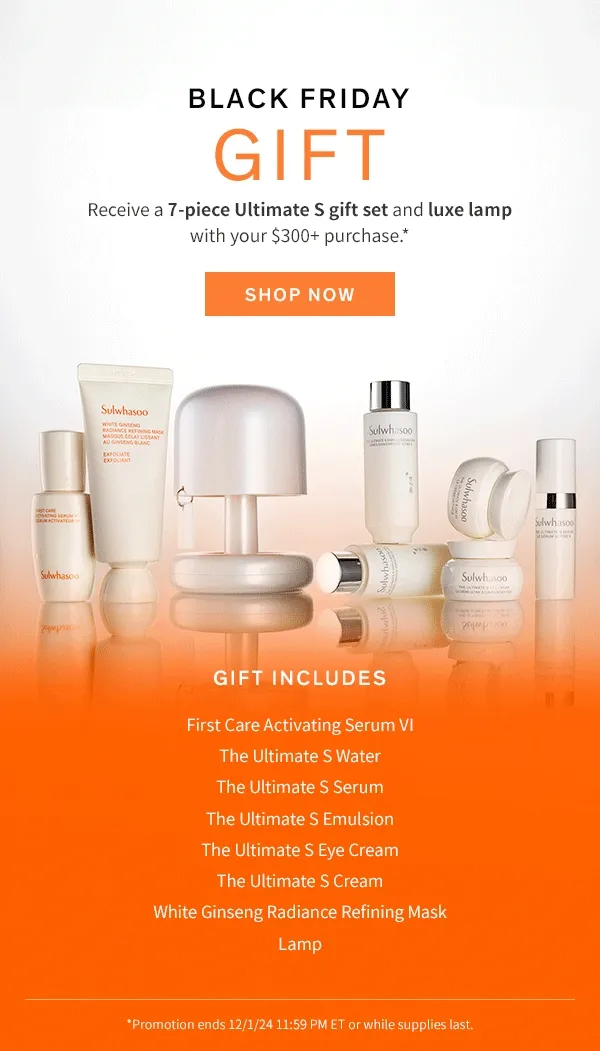 Black Friday Gift: 7-piece