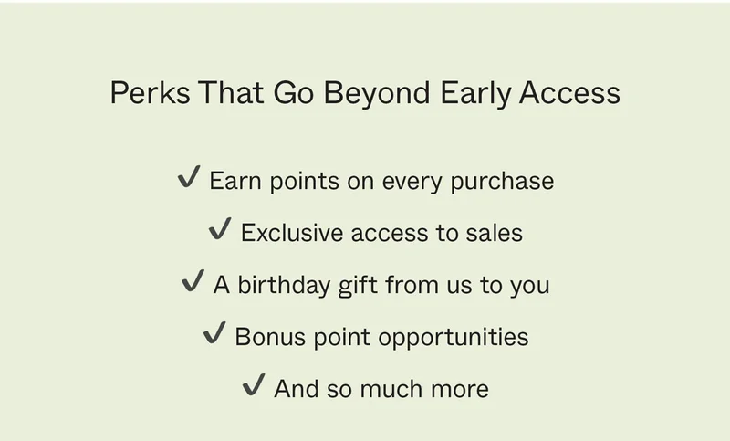 Perks That Go Beyond Early Access