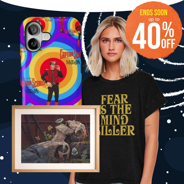 Up to 40% off everything.