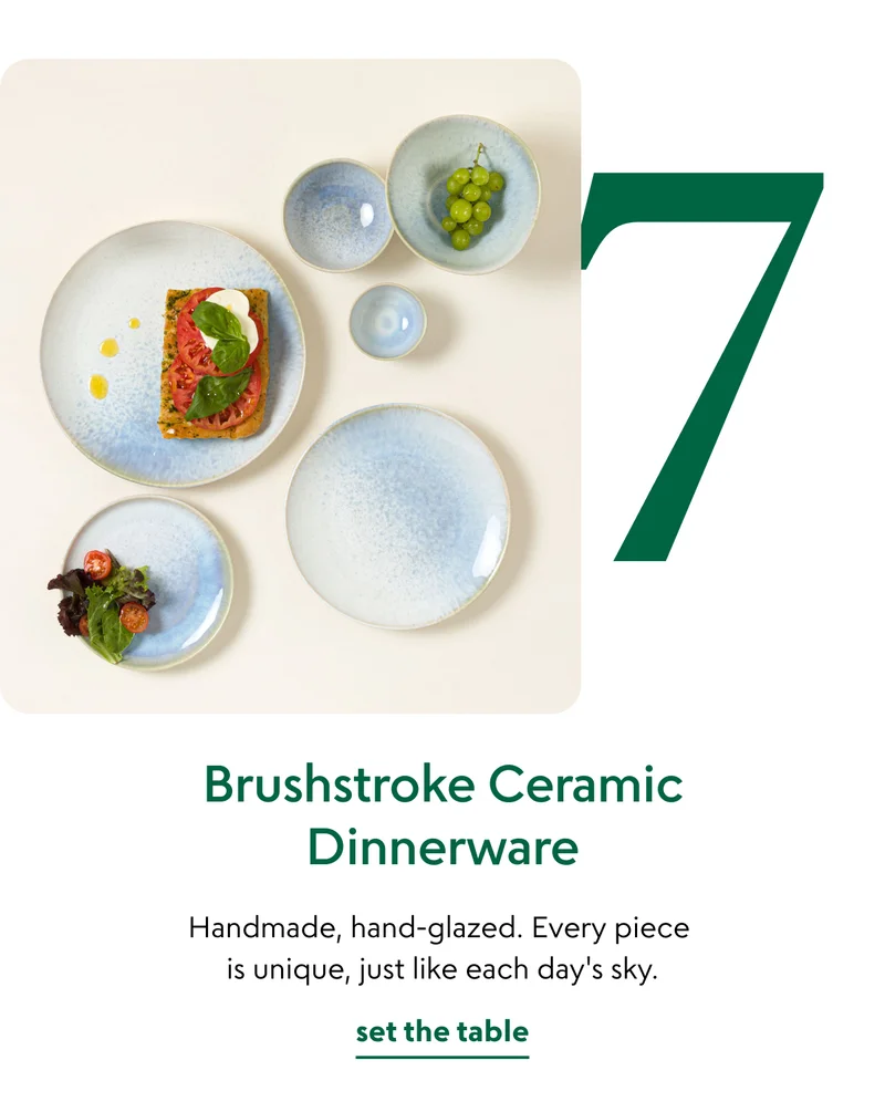 Brushstroke Ceramic Dinnerware