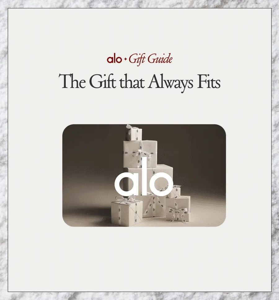 alo Gift Guide. The Gift that Always Fits