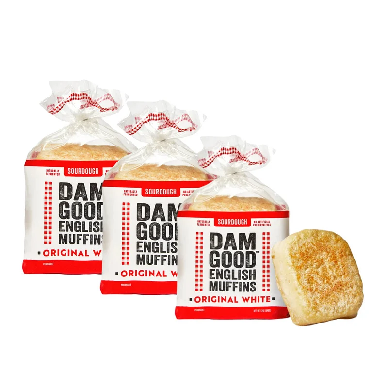 Image of "Original White" Sourdough English Muffins (3-Pack)